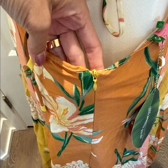 FARM Rio Floral Alice Dress Size L - Picture 8 of 9